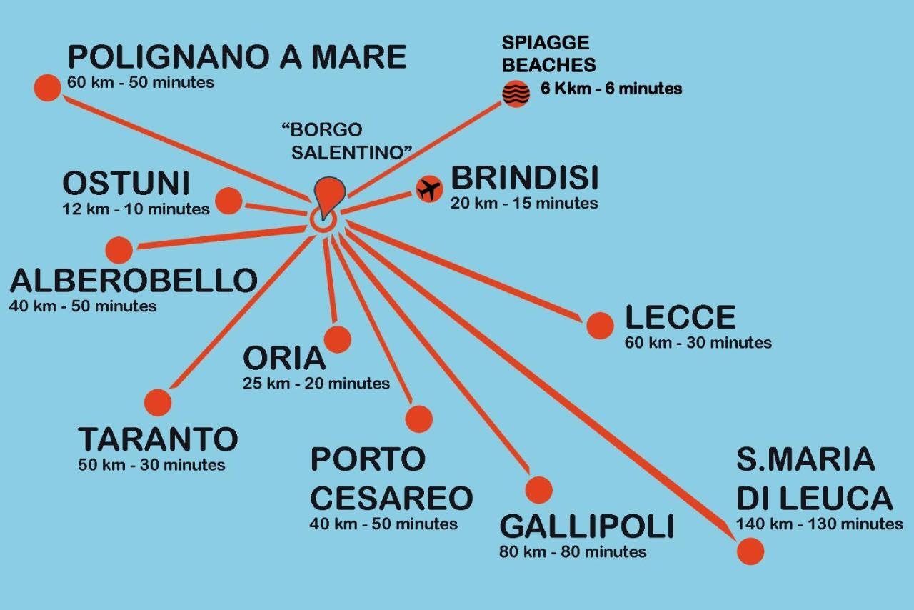 Borgo Salentino Hotell San Vito dei Normanni Eksteriør bilde